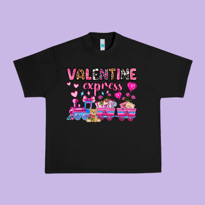 Valentine Express Olivia Urban Heavy Tee Designed By Oliviacreatesart