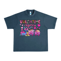 Midnight Navy valentine express olivia Urban Heavy Tee - OliviaCreatesArt