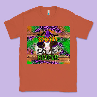 Spooky Heifer Classic Tee Designed By Artiststas
