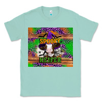 Seafoam Spooky Heifer Classic Tee - Artiststas