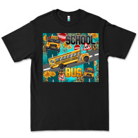 Black school bus Premium Tee - texasbilliewilder