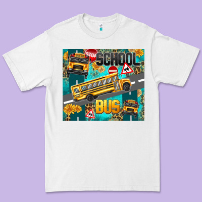 School Bus Premium Tee Designed By Texasbilliewilder