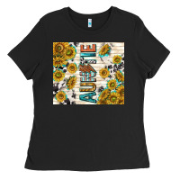 Black auntie with lightning bolt Ladies Tee - TumblerDesignByShophia