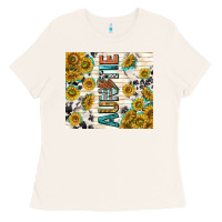 Auntie With Lightning Bolt Ladies Tee | Teevron