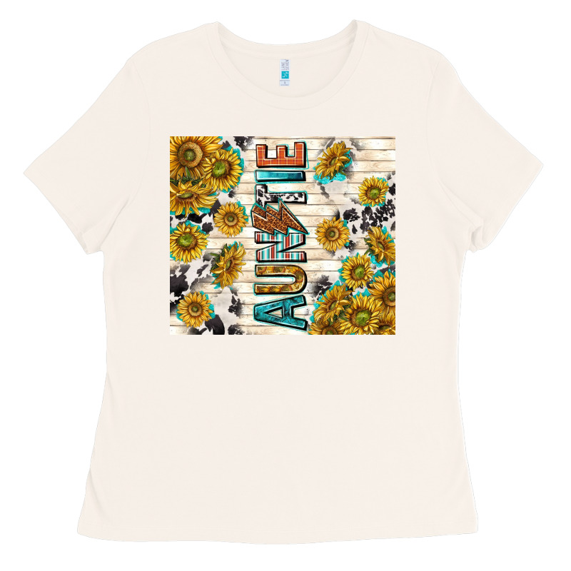 Auntie With Lightning Bolt Ladies Tee by TumblerDesignByShophia | Teevron