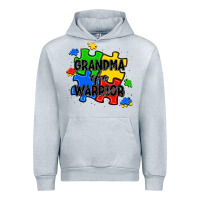 Heather Grey grandma of a warrior Urban Hoodie - JahusDesignShop