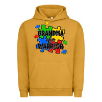 Pigment Peanut Butter grandma of a warrior Urban Hoodie - JahusDesignShop