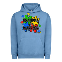 Pigment Pebble Blue grandma of a warrior Urban Hoodie - JahusDesignShop
