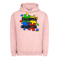 Pigment Salmon grandma of a warrior Urban Hoodie - JahusDesignShop