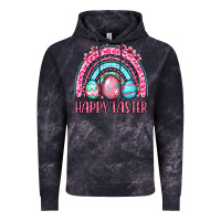 Cloud Black Happy Easter eggs rainbow Vintage Hoodie - OliviaCreatesArt