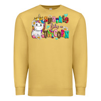 Antique Gold sparkle like a unicorn Premium Sweatshirt - AdoDesignShop