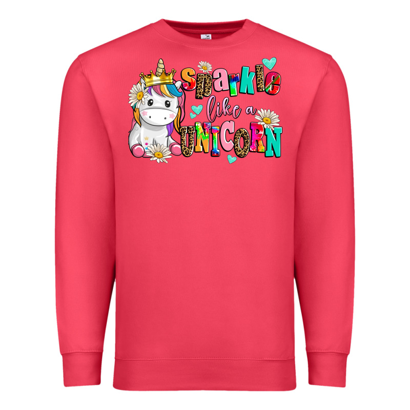 Sparkle Like A Unicorn Premium Sweatshirt by AdoDesignShop | Teevron