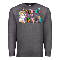 Charcoal Heather sparkle like a unicorn Premium Sweatshirt - AdoDesignShop