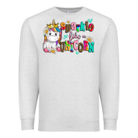 Oatmeal Heather sparkle like a unicorn Premium Sweatshirt - AdoDesignShop