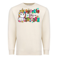 Sandshell sparkle like a unicorn Premium Sweatshirt - AdoDesignShop