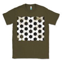 Army Green distressed soccer pattern Classic Tee - TumblerDesignByShophia