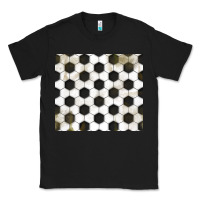 Black distressed soccer pattern Classic Tee - TumblerDesignByShophia