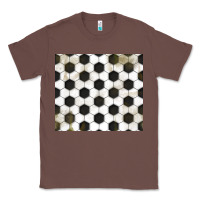 Chestnut distressed soccer pattern Classic Tee - TumblerDesignByShophia
