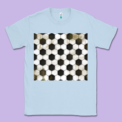 Distressed Soccer Pattern Classic Tee Designed By Tumblerdesignbyshophia