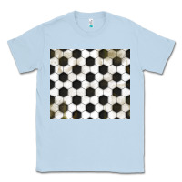 Dusty Blue distressed soccer pattern Classic Tee - TumblerDesignByShophia
