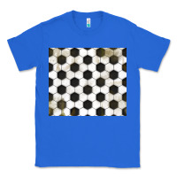 True Royal distressed soccer pattern Classic Tee - TumblerDesignByShophia
