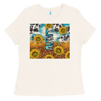 Bone aunt sunflower leopard glitter Ladies Tee - TumblerDesignByShophia