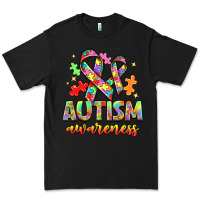 Black Autism Awareness Premium Tee - NancyCooperArtShop