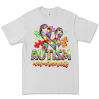 Dove Grey Autism Awareness Premium Tee - NancyCooperArtShop
