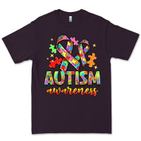 Plum Autism Awareness Premium Tee - NancyCooperArtShop