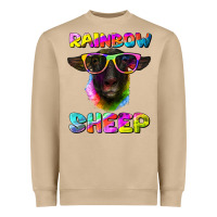 Mushroom rainbow sheep suffolk sheep Heavyweight Sweatshirt - Artiststas