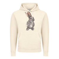 Vintage Artic Easter bunny Vintage Hoodie - OliviaCreatesArt