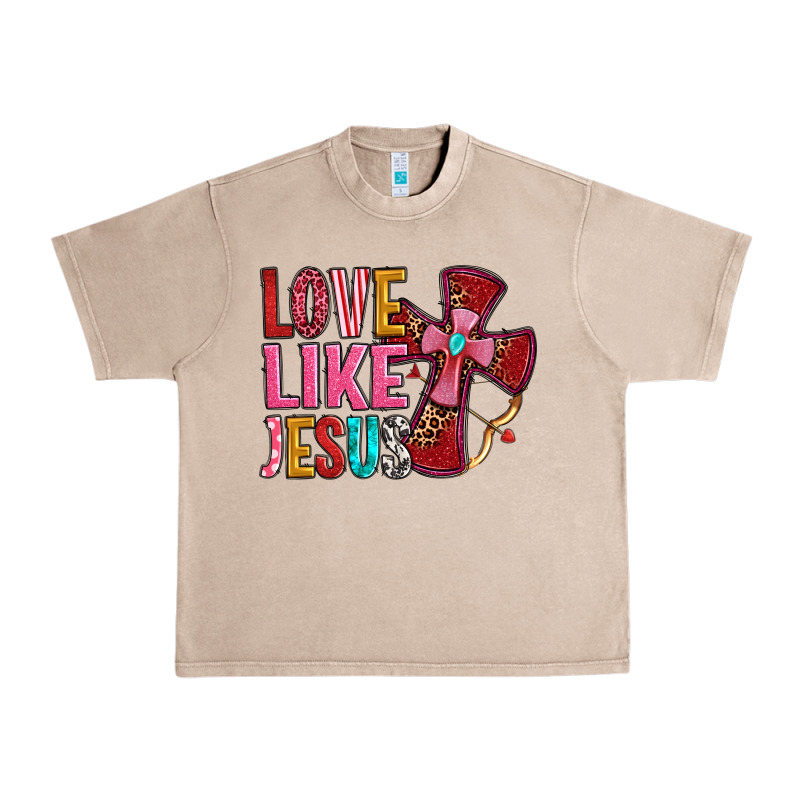 Love Like Jesus Urban Heavy Tee by OliviaCreatesArt | Teevron