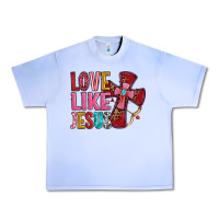 Grape Ice love like jesus Urban Heavy Tee - OliviaCreatesArt