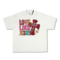 Pistachio love like jesus Urban Heavy Tee - OliviaCreatesArt