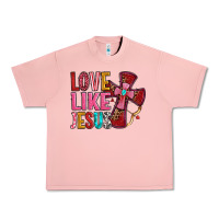 Salmon love like jesus Urban Heavy Tee - OliviaCreatesArt