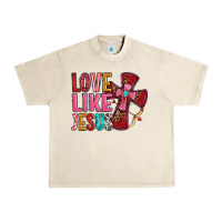 Sandshell love like jesus Urban Heavy Tee - OliviaCreatesArt