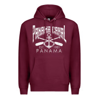 Burgundy panama canal   central america pacific ocean traveling beach t shirt Premium Hoodie - maiPhamDesign