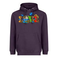 Plum autism coffee cup with sunflower Heavyweight Hoodie - AdoDesignShop