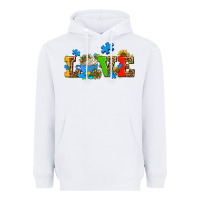 White autism coffee cup with sunflower Heavyweight Hoodie - AdoDesignShop