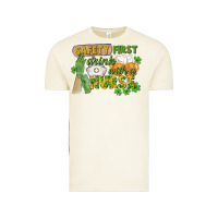 Vintage Arctic Safety first drink with a Nurse St. Patrick's Day Vintage Tee - CowGirlArtShop