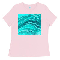 Bubblegum Pink turquoise agate Ladies Tee - TumblerDesignByShophia