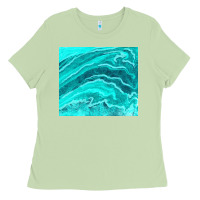 Matcha turquoise agate Ladies Tee - TumblerDesignByShophia