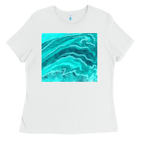 White turquoise agate Ladies Tee - TumblerDesignByShophia