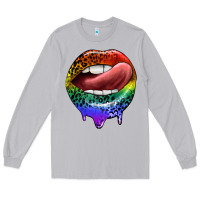 Moon Dust rainbow lips pride Long Sleeve Tee - FaDigitalArtStudio