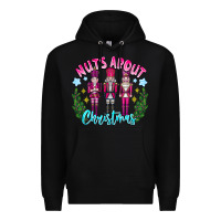 Black Nuts About Christmas Premium Hoodie - CowhideDigitalArt