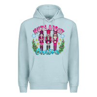 Blue Mist Nuts About Christmas Premium Hoodie - CowhideDigitalArt