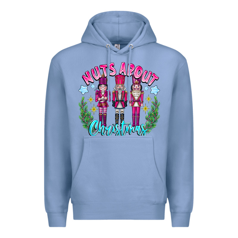 Nuts About Christmas Premium Hoodie by CowhideDigitalArt | Teevron