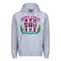 Heather Grey Nuts About Christmas Premium Hoodie - CowhideDigitalArt