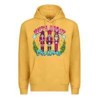 Mustard Nuts About Christmas Premium Hoodie - CowhideDigitalArt