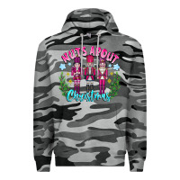 Slate Camo Nuts About Christmas Premium Hoodie - CowhideDigitalArt
